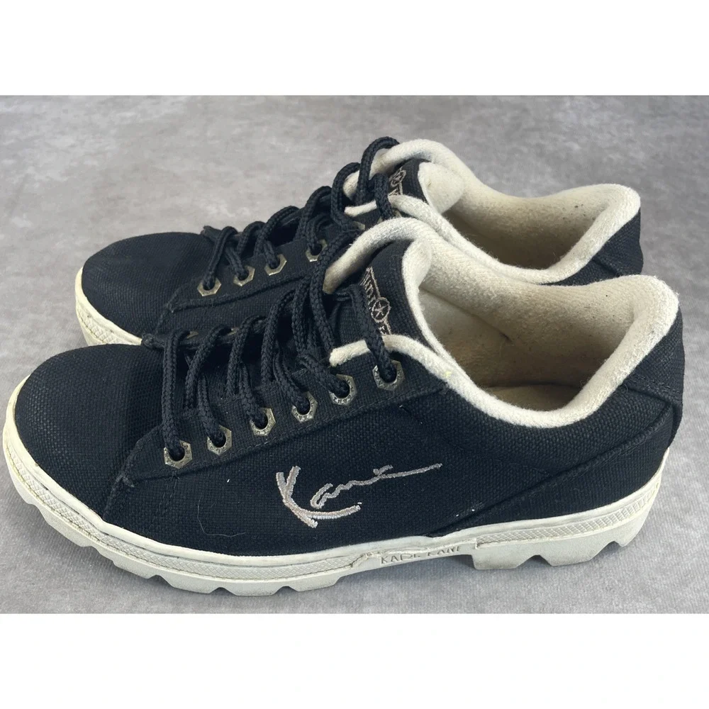 Vtg Karl Kani Sz 7 Sneakers 90s Hip Hop Streetwear Retro Canvas Shoes Y2K Kicks